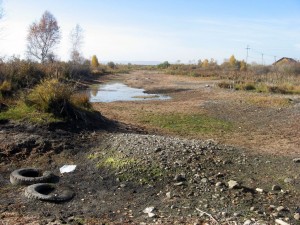 Протока, соединявшая Шелеховские карьеры с р.Иркут. 1.JPG