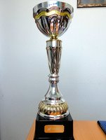 Кубок за 1 место в областных соревнованиях Байкальская камчатка