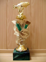 Кубок за 1 место в Чемпионате Иркутской области по ловле рыбы поплавочной удочкой